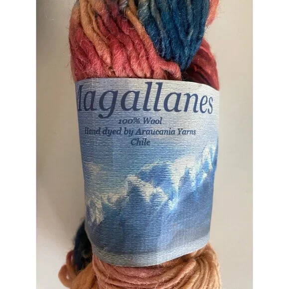 Magallanes Hand Dyed 100% Wool Yarn Chili Araucanian Yarns Color 306 - Picture 2 of 4